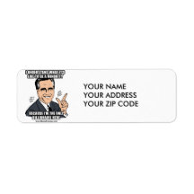 I UNDERSTAND WHAT IT'S LIKE TO BE A MINORITY RETURN ADDRESS LABEL
