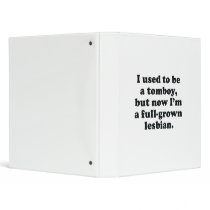 I used to be a tomboy vinyl binder