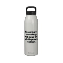 I used to be a tomboy drinking bottle