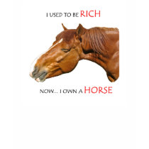 I used to be rich t-shirts by Leenashorses I used to be rich t-shirts