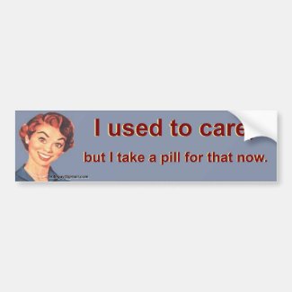 I used to care,
