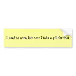 I Used to Care Bumper Stickers