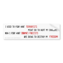 I used to fear... bumper stickers