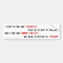 I used to fear... bumper stickers