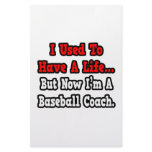 I Used to Have a Life...Baseball Coach Stationery Design