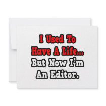 I Used to Have a Life...Editor Invitation