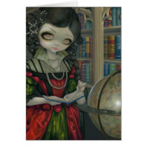 "I Vampiri: La Libreria" Greeting Card cards
