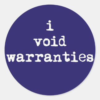 void stickers warranties round