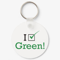 I Vote Green keychains by visualnewbie I Vote Green keychains