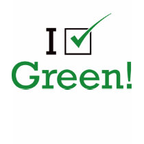 I Vote Green t-shirts