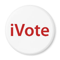 I Vote Fridge Magnet