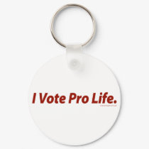I Vote Pro Life keychains