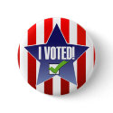 I Voted 2008 Election Pin buttons