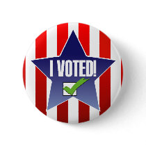I Voted 2008 Election Pin buttons