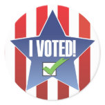I Voted! Badge Sticker
