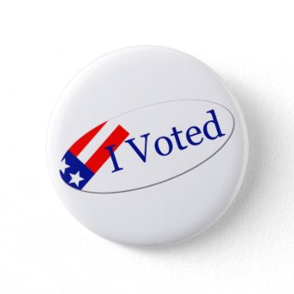 I Voted button