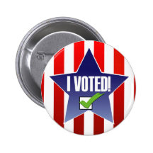 I Voted  Election Pin