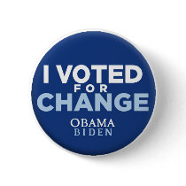 I Voted for Change Button