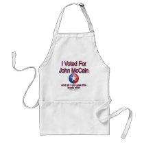 I voted for McCain, all I got was this lousy shirt aprons by tshirtinsanity I voted for McCain, all I got was this lousy shirt aprons