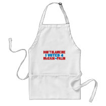 I Voted for McCain Palin aprons by worldsfair I Voted for McCain Palin aprons