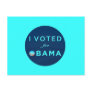 I Voted for Obama postcard