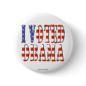 I Voted OBAMA american flag button by ivoted I Voted OBAMA american flag button