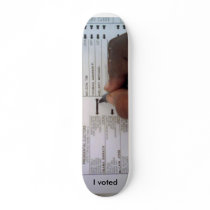 I voted Obama skateboards