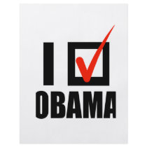 I Voted Obama T-shirt Flyer