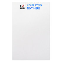 I Voted Obama T-shirt stationery