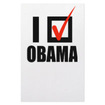 I Voted Obama T-shirt stationery