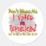 I Voted Republican Stickers