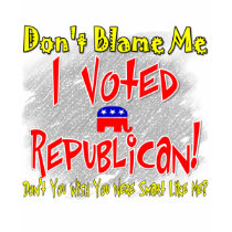 I Voted Republican t-shirts by balance50 I Voted Republican t-shirts