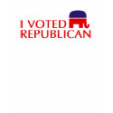 I Voted Republican t-shirts