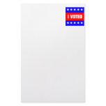 I Voted Stationery Paper