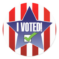 I Voted! sticker