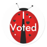 I Voted stickers