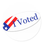 I Voted Sticker