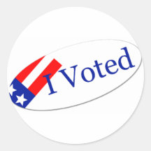 I Voted Sticker