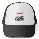 I voted, thanks Acorn hats