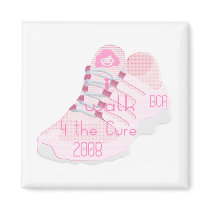 i walk 4 a cure 2008 magnets by Just2Cute i walk 4 a cure 2008 magnets