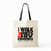I Walk For AIDS HIV Awareness Bags