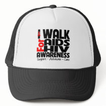 I Walk For AIDS HIV Awareness Mesh Hat