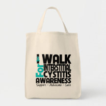 I Walk For Interstitial Cystitis Awareness Bags