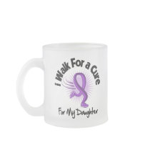 I Walk For My Daughter - Purple Ribbon Coffee Mug