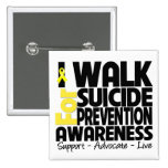 I Walk For Suicide Prevention Awareness Pins