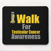 I Walk For Testicular Cancer Awareness Mouse Pads