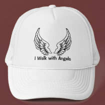 I Walk with Angels Ladies Cap hats by RanchLady I Walk with Angels Ladies Cap hats