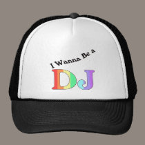 I Wanna Be A DJ Baseball Cap hats