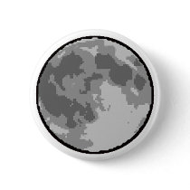 I Wanna be the Guy - Moon Pin buttons by kayinnasaki I Wanna be the Guy - Moon Pin buttons