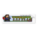 I Wanna be the Guy - The Bumper Sticker! bumper stickers by kayinnasaki I Wanna be the Guy - The Bumper Sticker! bumper stickers